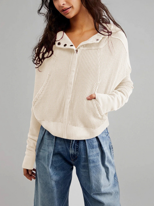 Marlow Waffle Knit Jacket