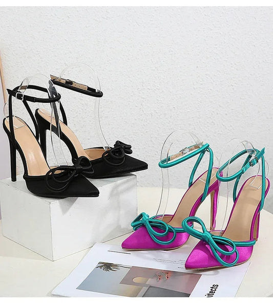 Bellavue Satin Bow Stiletto