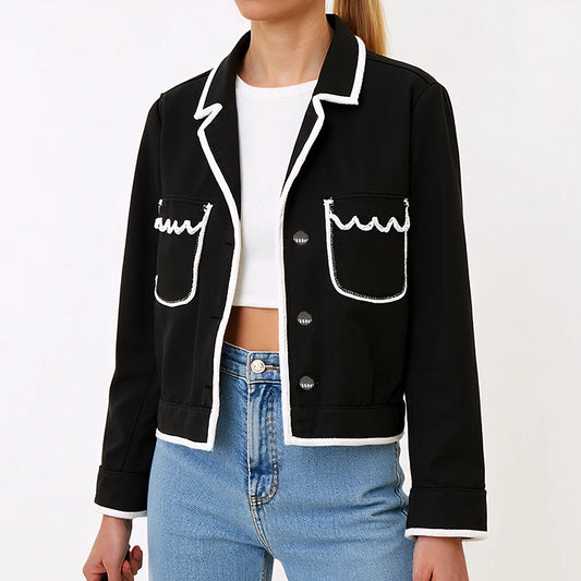 Le Savoir Contrast Blazer