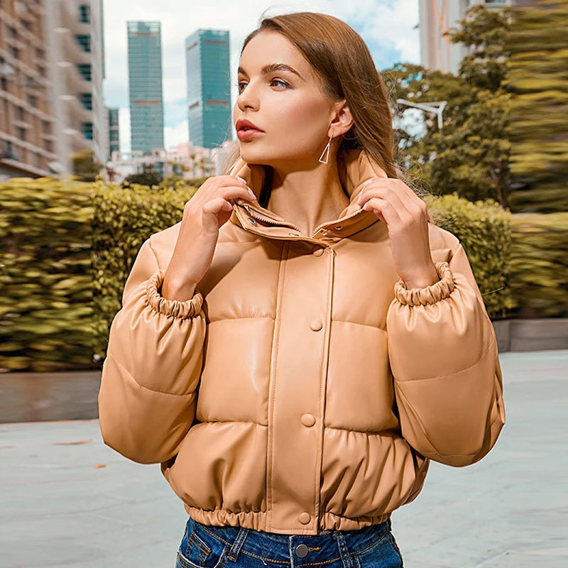 Milano Cropped Puffer